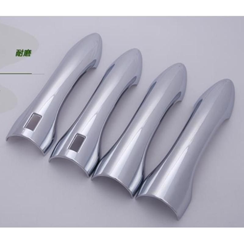 For Hyundai Tucson ix35 2010 2011 2012 2013 ABS Chrome Door Handle Cover Trims Side Door Catch Frame Car Exterior Accessories