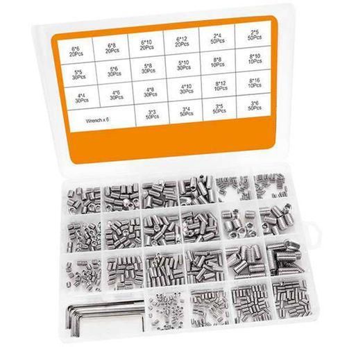 666Pcs Set Screw Hex Hexagon Socket Head