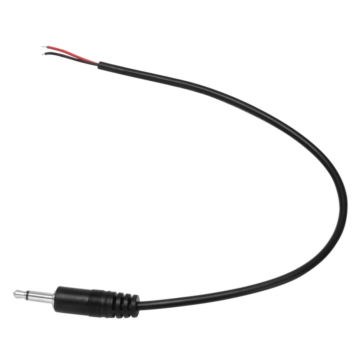 10Pcs Replacement Male Plug to Bare Wire Open End TS 2 Pole Mono 1/8inch 3.5mm Plug Jack Connector Audio Cable Repair