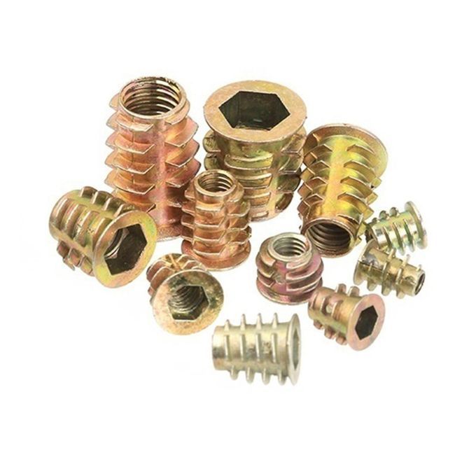 230x Threaded Insert Nuts, Threaded Insert Assortment Kit Wood Insert