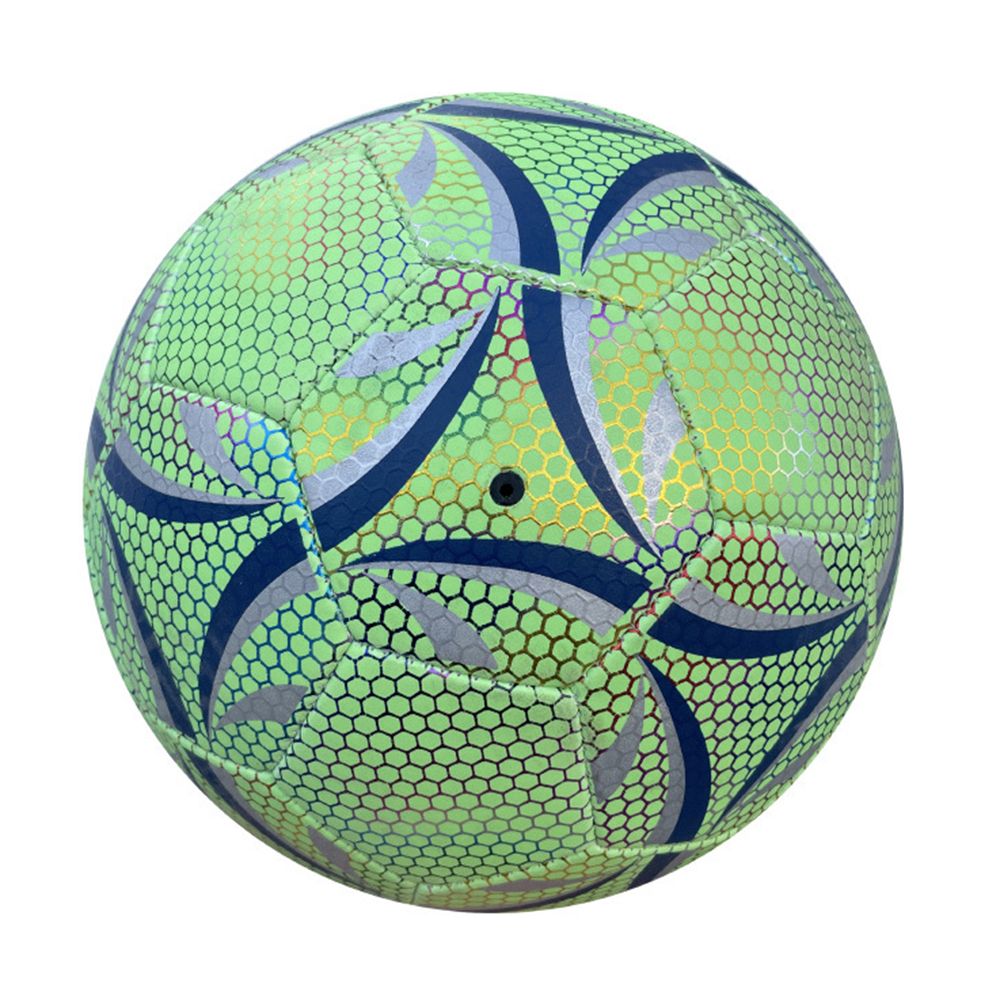 Reflective Soccer Ball Night Glowing Light Up Camera Flash