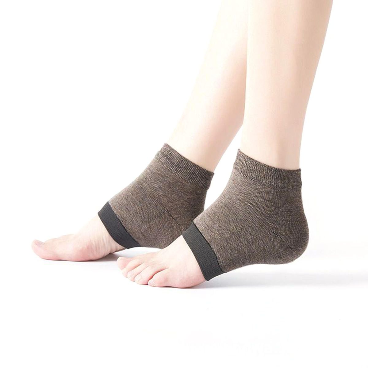 Silicone heel anti-crack protective cover anti-heel dry crack socks men and women heel foot cover foot crack foot protection socks Cleft heel