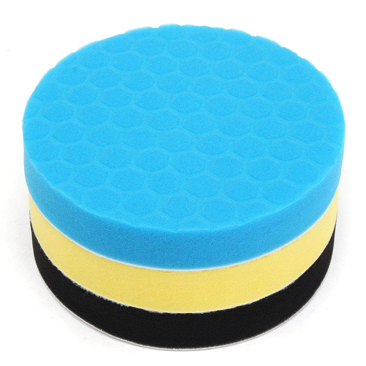 3PCS 3/4/5/6/7 Inch Buff Polishing Pad Kit For Car Polisher 7 Inches