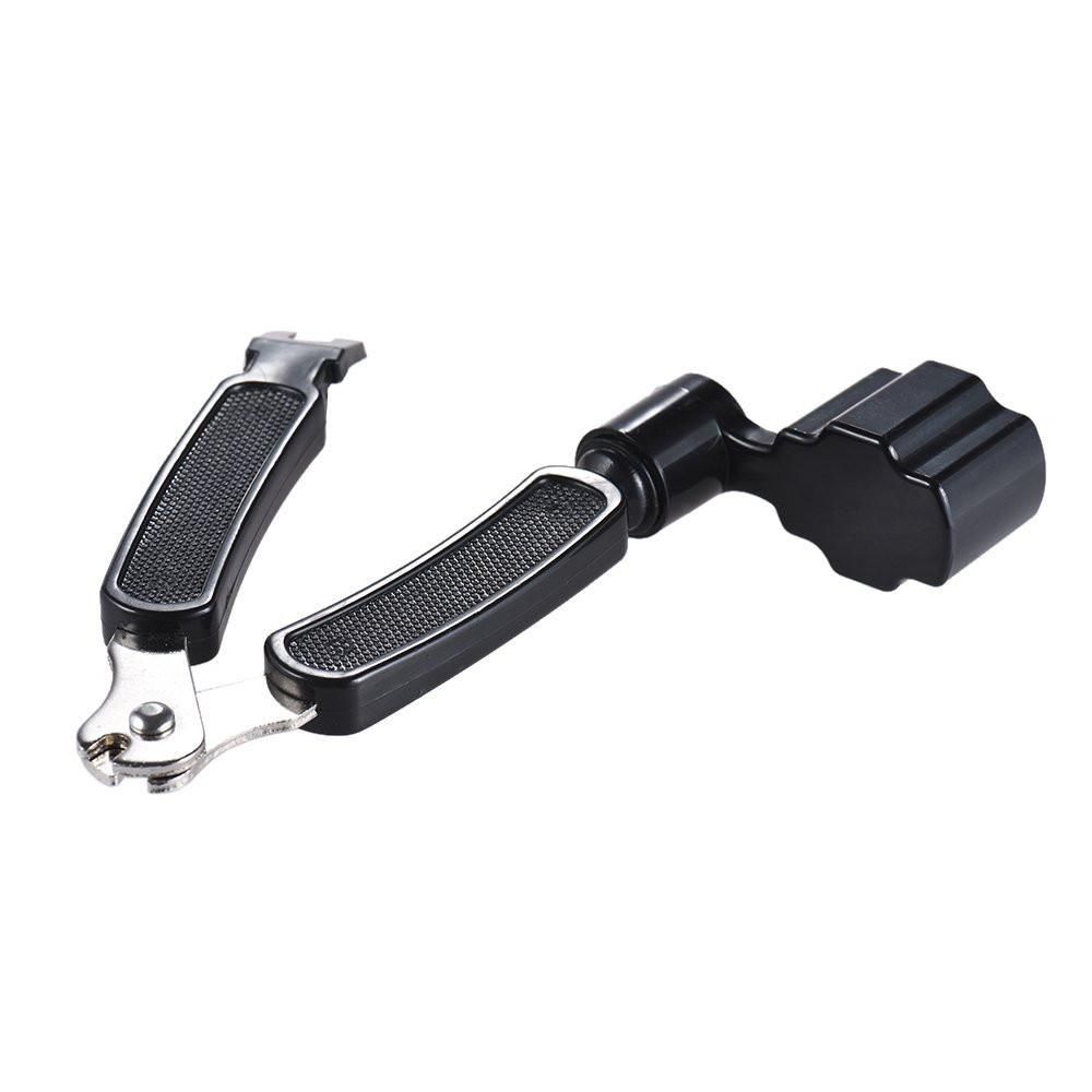 11Pcs Guitar Tool Kit Professional Repairing Maintenance Tools Guitar Files String Action Ruler 3 in 1 String Winder Cutter Pin Puller Hex Wrench Set