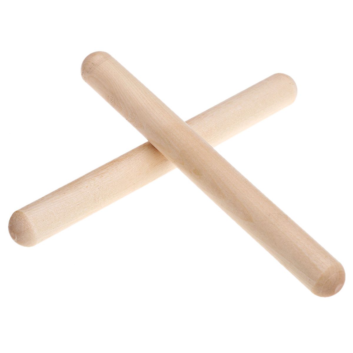 Pair Of Rhythm Sticks Birch Kid Children Musical Toy Gift