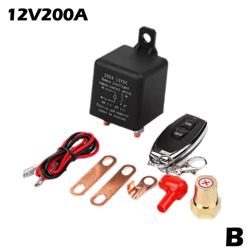 Car Remote Battery Disconnect Cut Off Isolator Switch 200A