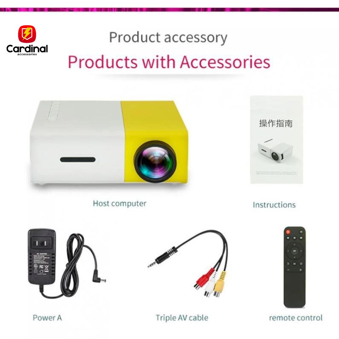 Mini  Professional Full HD1080P Home Theater LED Projector