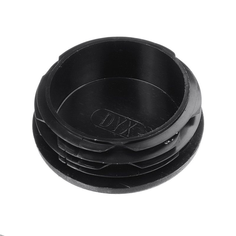 4PCS Rear Wheel Well Frame Tube Hole Plug Cap Cover For GMC Sierra Black