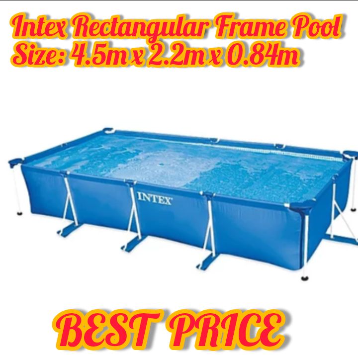 Metal Frame Model: 28273 Rectangular Pool 4.5m X 2.2m X 84cm