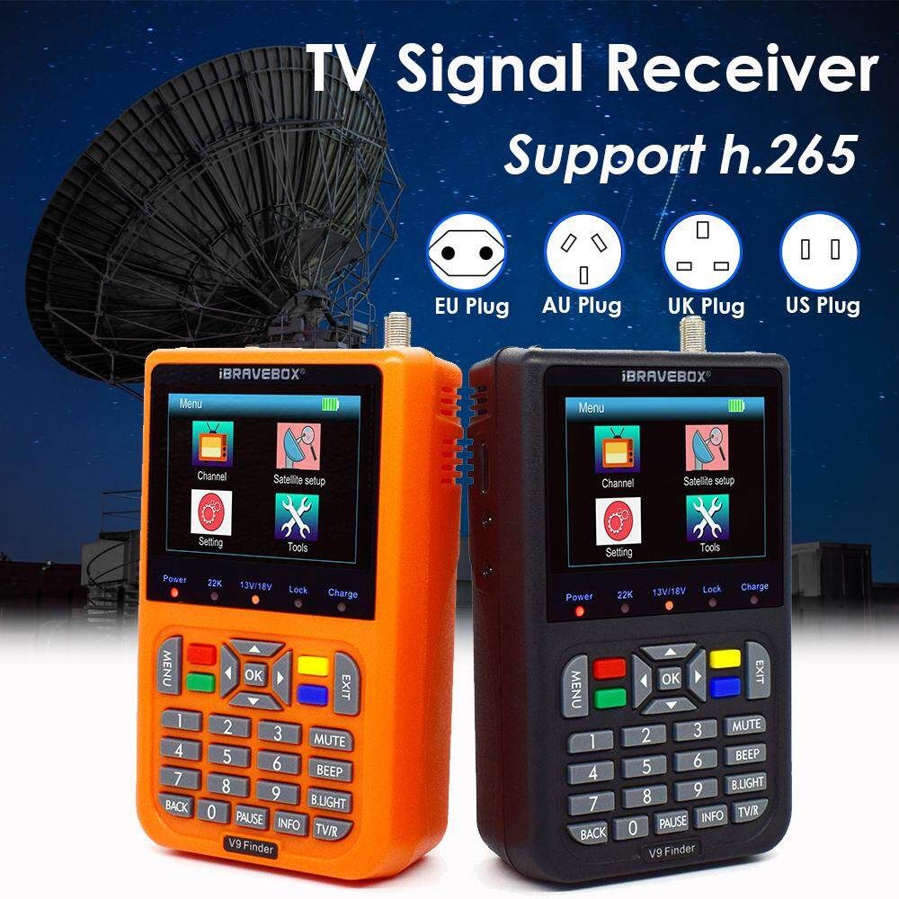 V9 TV Signal Finder Tester LCD Digital Satellite Receiver Finder Meter 3.5 Inch Beige