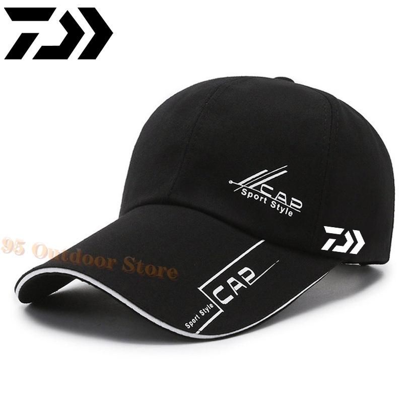 2022 The New Daiwa Brand Fishing Hat Summer Outdoor Mountaineering Hat Anti-UV Cap Windproof Sports Sun Hat DAIWA Brand Fishing