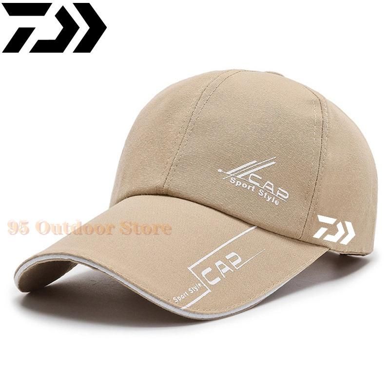 2022 The New Daiwa Brand Fishing Hat Summer Outdoor Mountaineering Hat Anti-UV Cap Windproof Sports Sun Hat DAIWA Brand Fishing