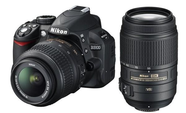D3100 With 18-55mm & 55-200mm Lens (mobile)