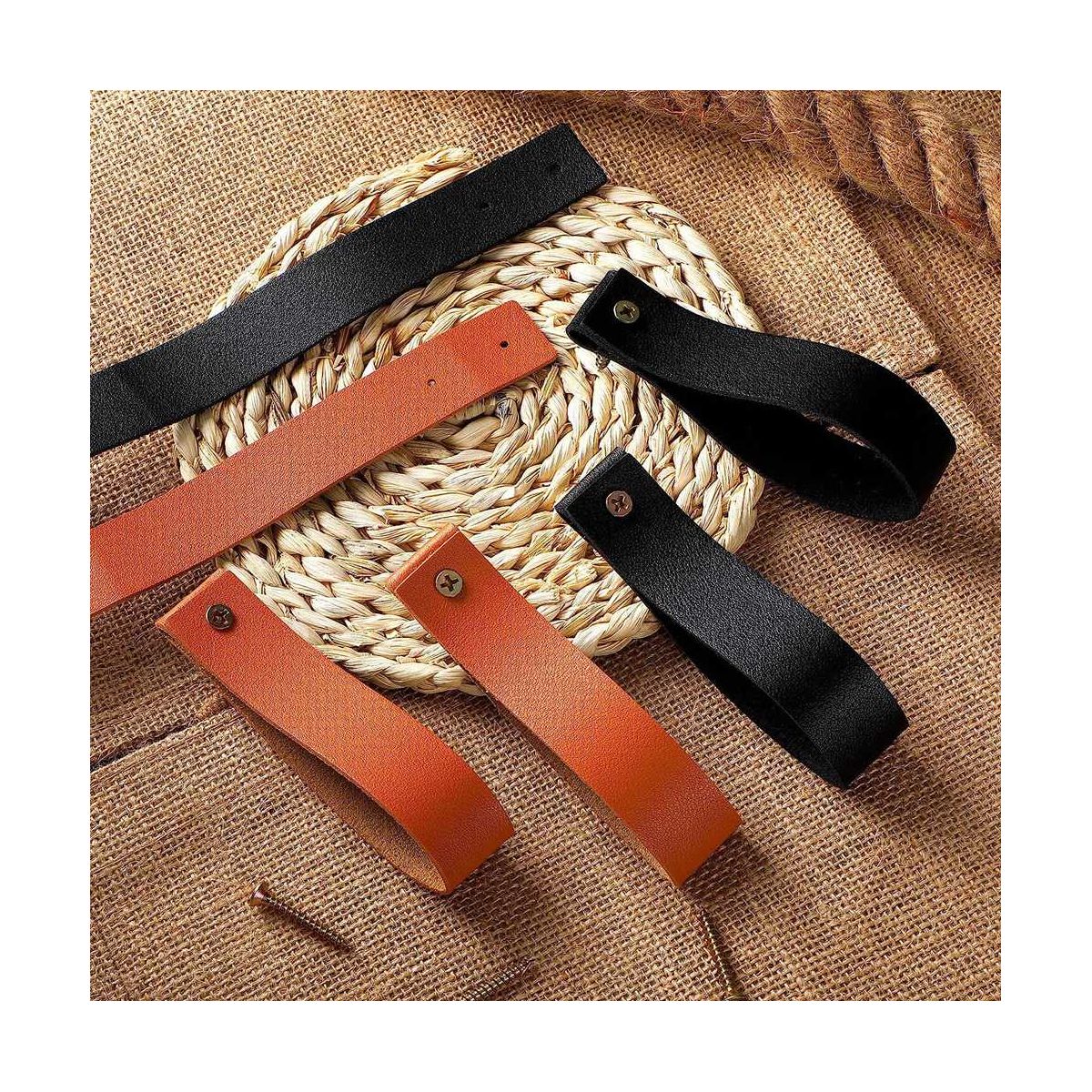 Curtain Rod Holder Bracket Loop Strap for Wood Curtain Rod Strap Wall Hooks for Hanging Towel Tapestry Canoe Paddle