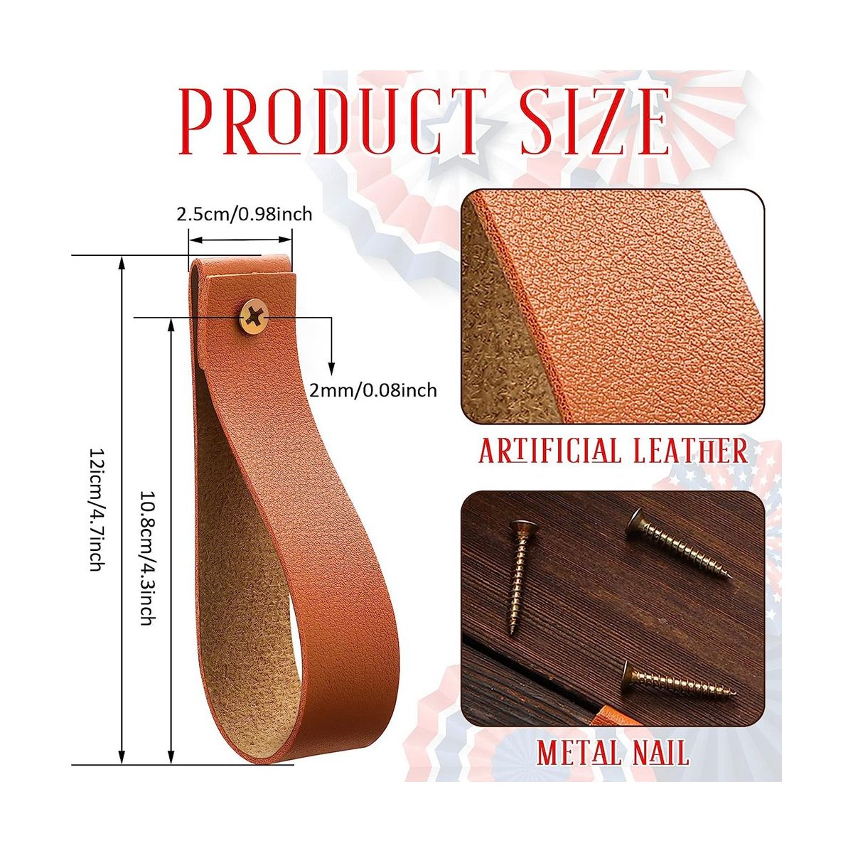 Curtain Rod Holder Bracket Loop Strap for Wood Curtain Rod Strap Wall Hooks for Hanging Towel Tapestry Canoe Paddle