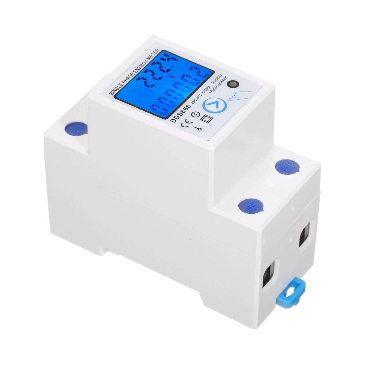 AC 230V Single Phase  Energy Meter With Reset Button With Backlight