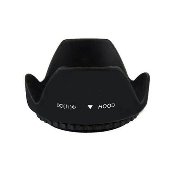 62mm Lens Hood Screw Mount Petal Crown Flower Shape Black