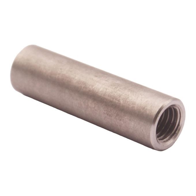 M8X1.25Mm Threaded Sleeve Rod Bar, 304 Stainless Steel Round Connector