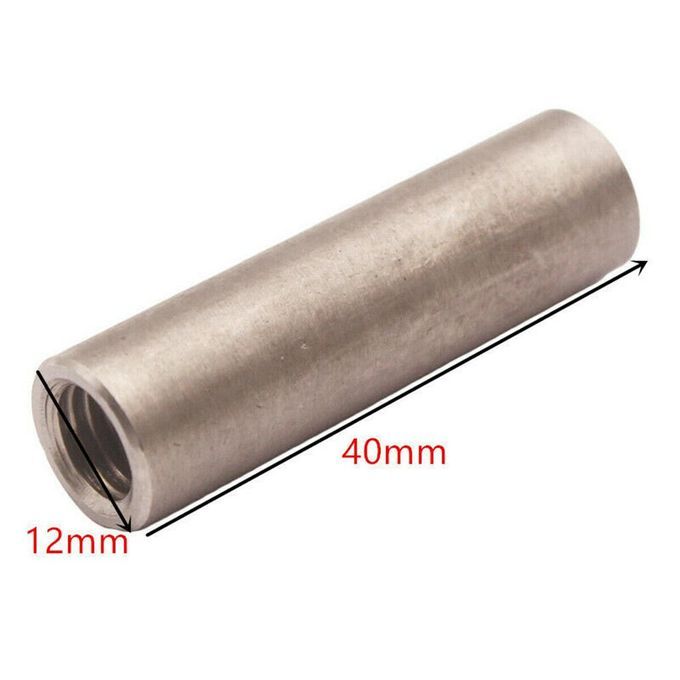 M8X1.25Mm Threaded Sleeve Rod Bar, 304 Stainless Steel Round Connector