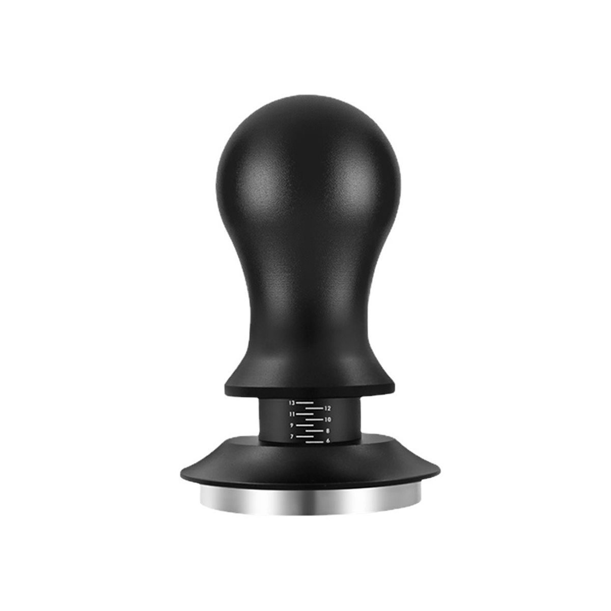 58mm Coffee Tamper Adjustable Depth with Scale Espresso Springs Calibrated Tamping Coffee Distributor
