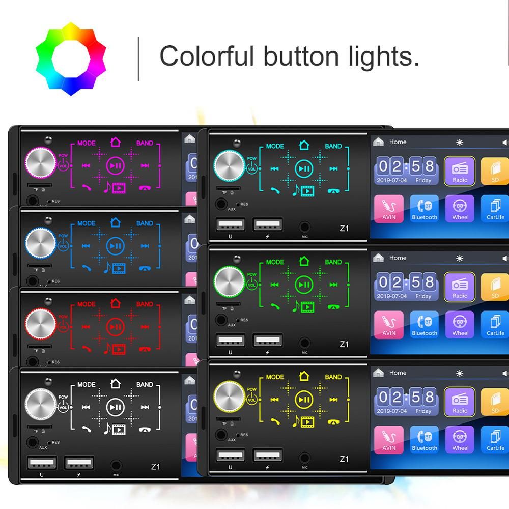 Z1 4.1in Multi-language Car BT MP5 Player Auto Touched Screen Car Music and Video Player Auto Multi-media Player Radio Receiver