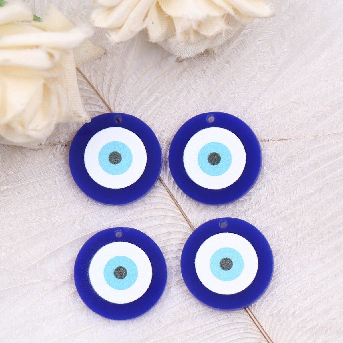 Set of 10-20mm Hot sale CN eyeball TRENDY Printing Acrylic Findings