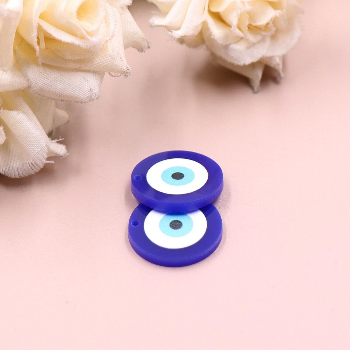 Set of 10-20mm Hot sale CN eyeball TRENDY Printing Acrylic Findings