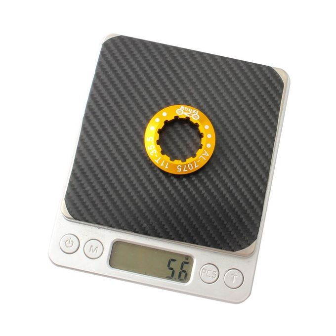Bike Cassette Cover Lock Ring Alloy Flywheel Ring Dustproof Cog Golden