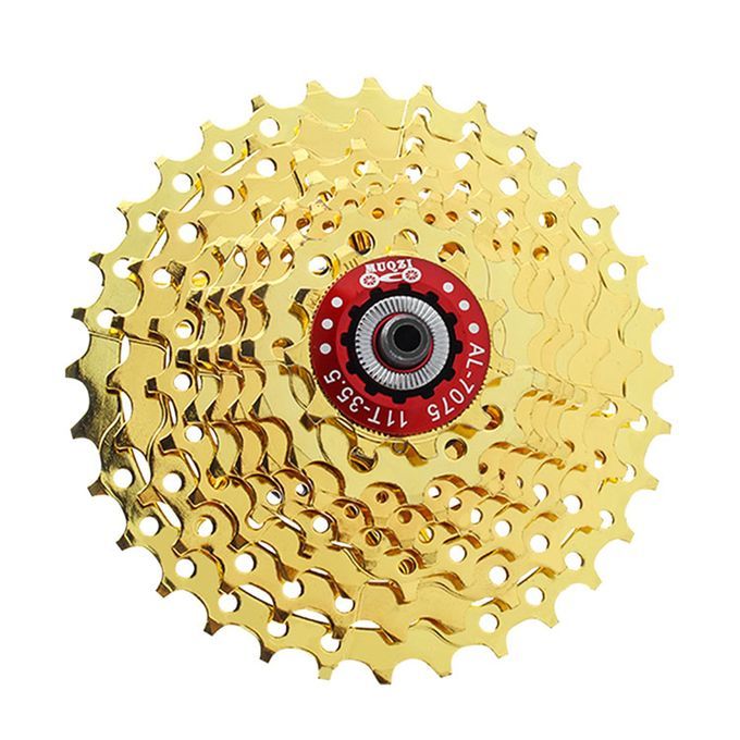 Bike Cassette Cover Lock Ring Alloy Flywheel Ring Dustproof Cog Golden