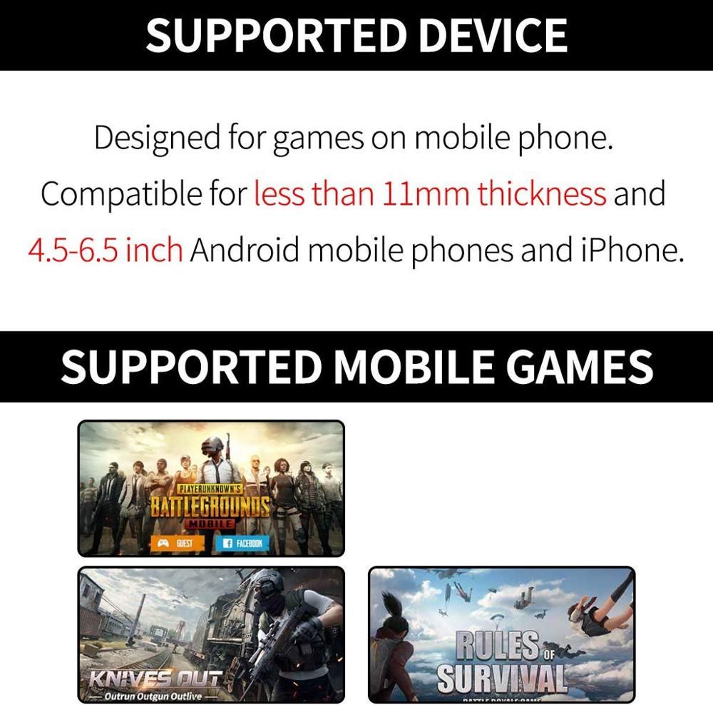 IFYOO Mobile Game Gamepad L1R1 Triggers Fire And Aim Buttons For Android & IPhone For PUBG Of Call Of Duty Modern Warfare
