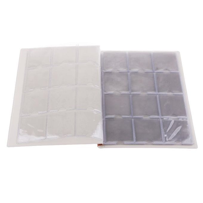 120 Coin Collection Holders Bag Storage Money  Pocket Album Xmas Brown