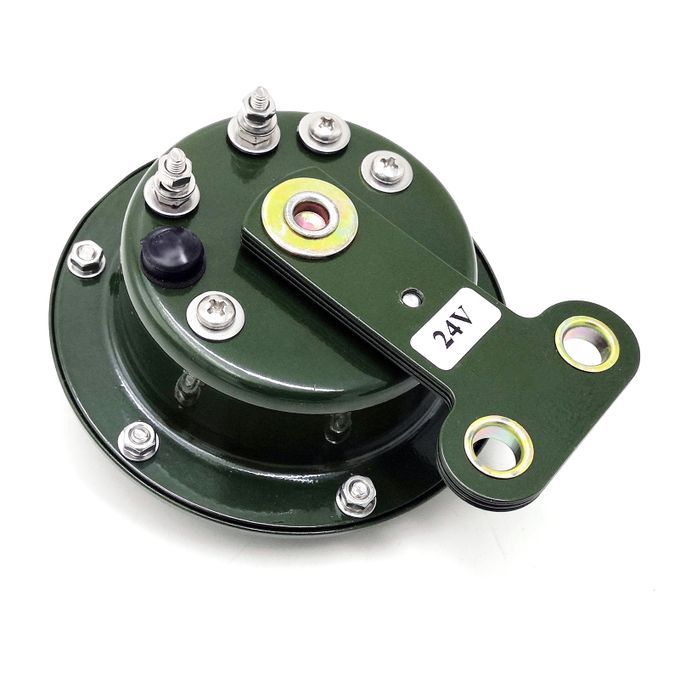 24V 110dB Electric Horn Round Loud Speaker Waterproof For