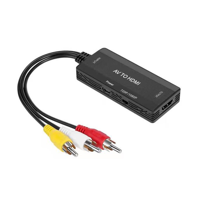 RCA To HD AV To HD Converter Analog To Digital Adapter L/R