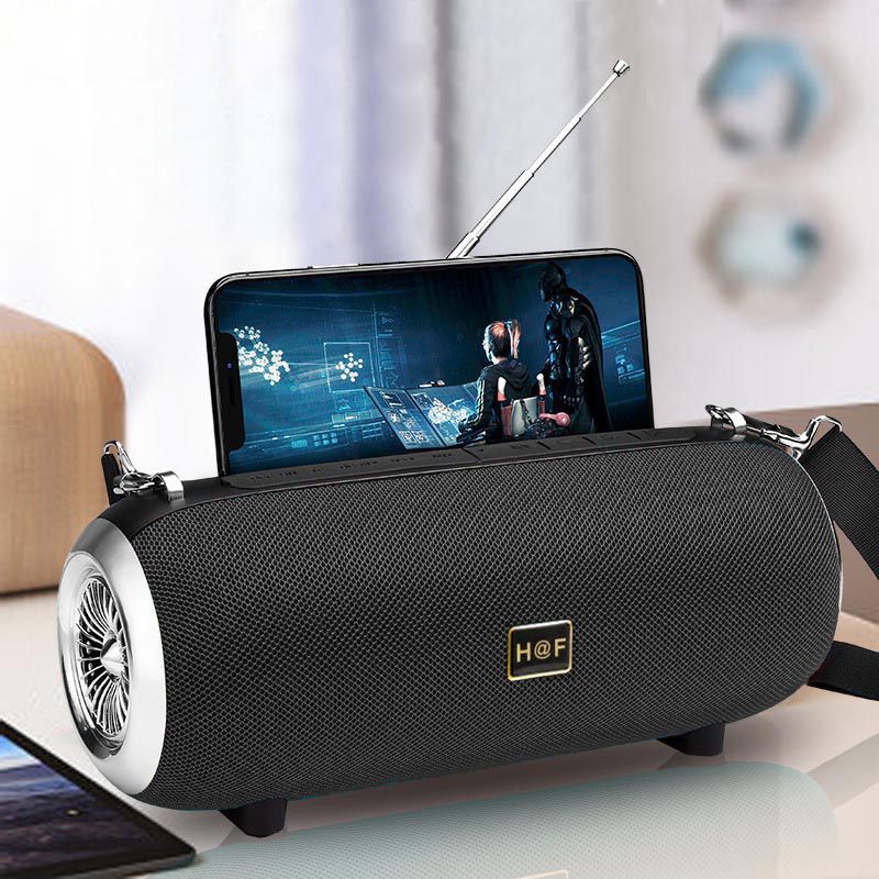 Powerful Stereo Portable Speaker Wireless Outdoor Speakers Bluetooth-compatible With FM Radio AUX TF USB MP3 Music Center Column