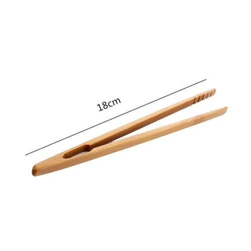 2pcs/lot Bamboo Food Tongs Kitchen Utensils Buffet Cooking Tools Anti Heat Bread Clip Pastry Clamp Barbecue Kitchen Tongs