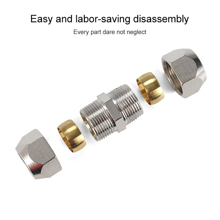 KT-PU-6 Straight Pneumatic Copper Pipe Connector