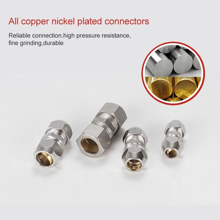 KT-PU-6 Straight Pneumatic Copper Pipe Connector