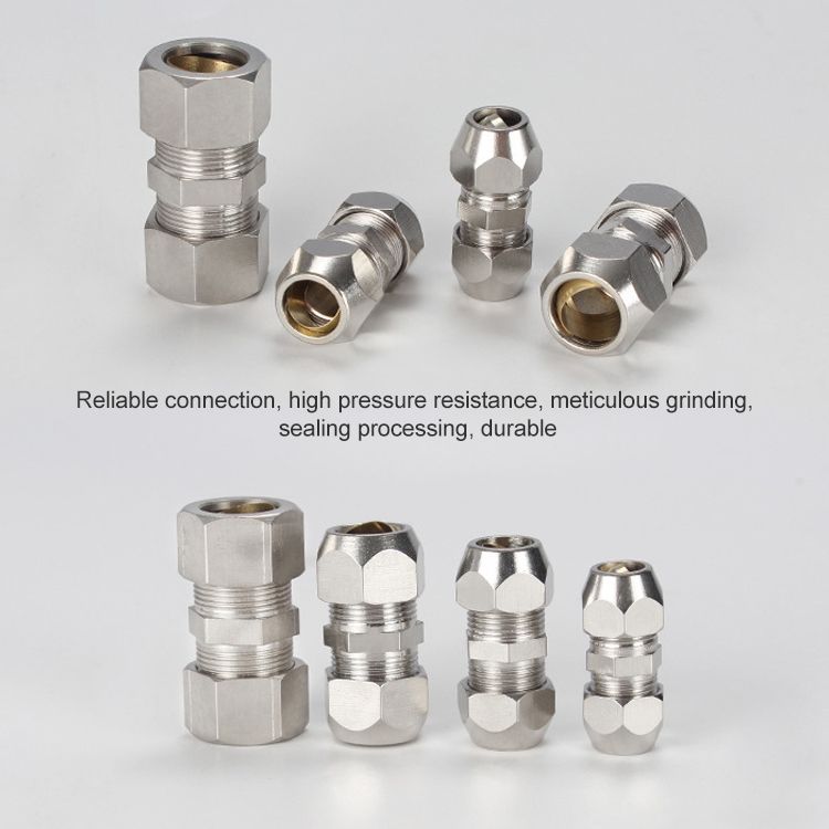 KT-PU-6 Straight Pneumatic Copper Pipe Connector