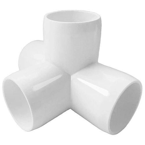4Way 1/2 In Tee PVC Fitting Elbow - Build Heavy