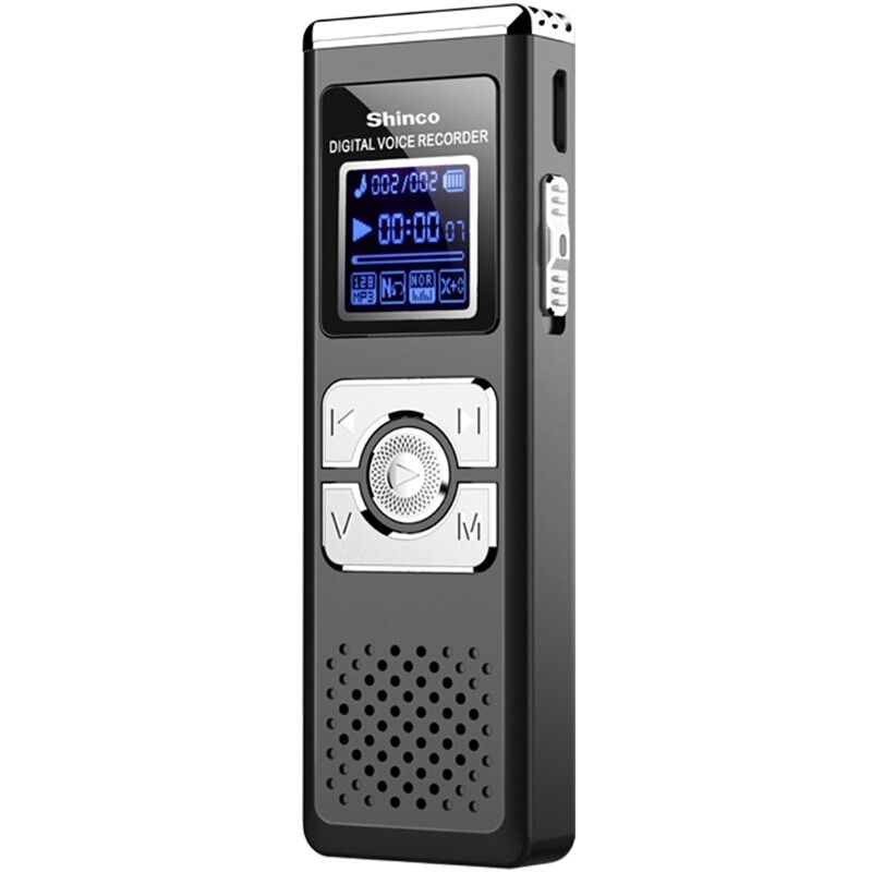 RV23 16GB Voice Recorder MP3 Player Dictaphone Voice Activated Recorder  Anti-Explosion Digital Tone Recoder