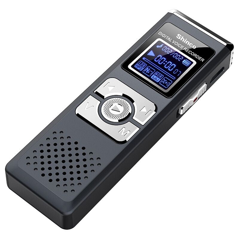 RV23 16GB Voice Recorder MP3 Player Dictaphone Voice Activated Recorder  Anti-Explosion Digital Tone Recoder