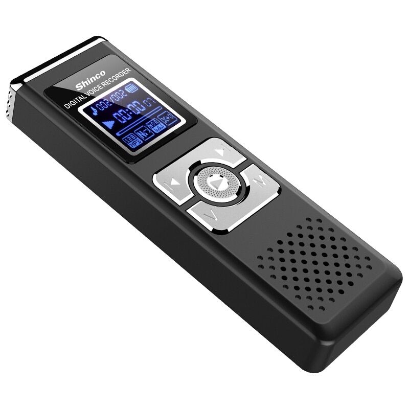 RV23 16GB Voice Recorder MP3 Player Dictaphone Voice Activated Recorder  Anti-Explosion Digital Tone Recoder