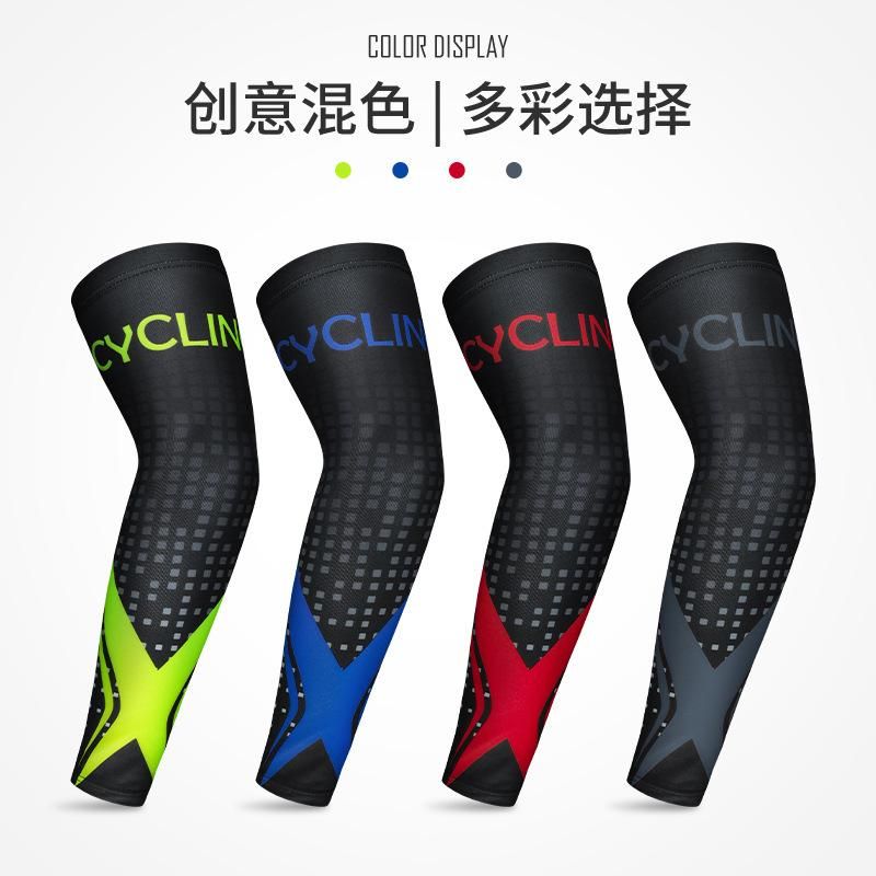 Outdoor Cycling Sports breathable sunscreen sleeve men's and women's summer bicycle travel fishing Ice Silk non-slip arm sleeve