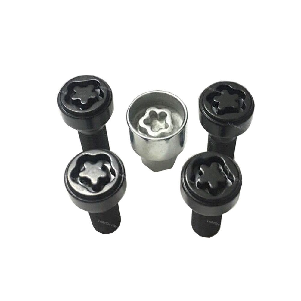 Set M14x1.25 Wheel Bolt Locks 36136792851 For Bmw X3 X5 X6