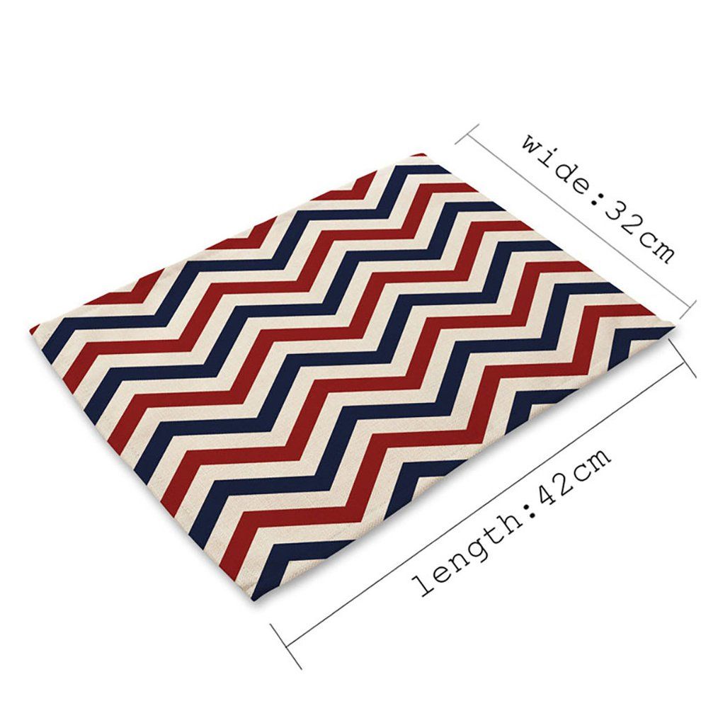 Tabletop Mats Heat Resistant Non Slip Table Mats Waterproof Table De Oration-Multicolor-MG0025-14#