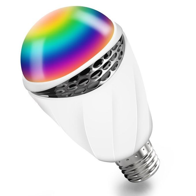 Smart LED Bulb Color With Voice Control E27 3W - Adjustable Dimmable Light Decorative Bulb, No Bluetooth And Wi-Fi Required For Party Lights Bedroom Home Decor - White