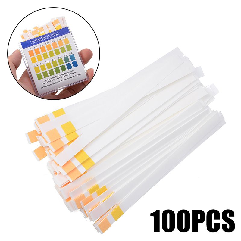 PH Litmus Paper 100 Strips PH Test Paper Aquarium Pond Drinking Water Testing Alkaline Acid 1-14 Grade Full Range
