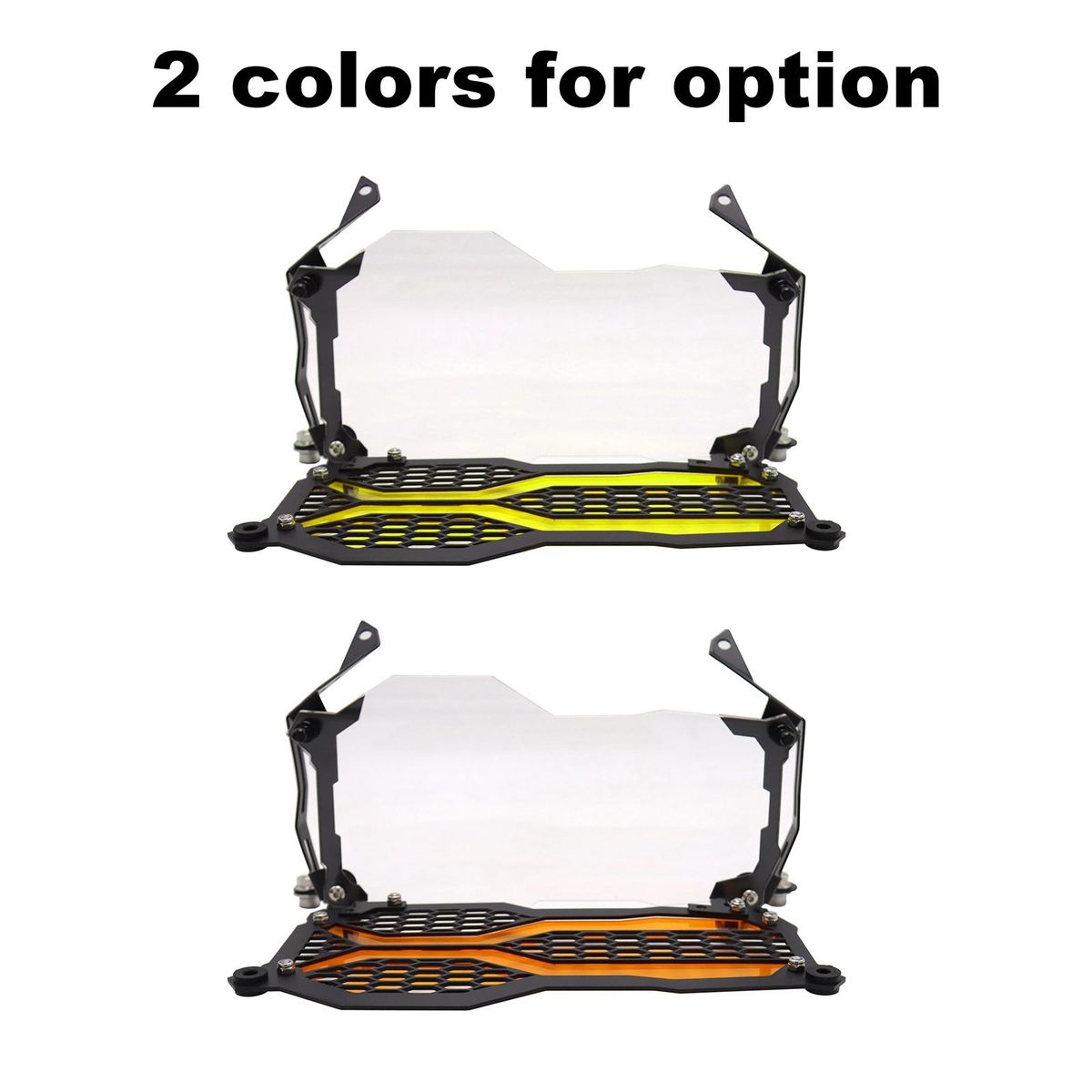 Motorcycle Headlight Protector Grille Guard Cover Replacement for BMW R1250GS ADV 2021(40th Anniversary Edition) Yellow