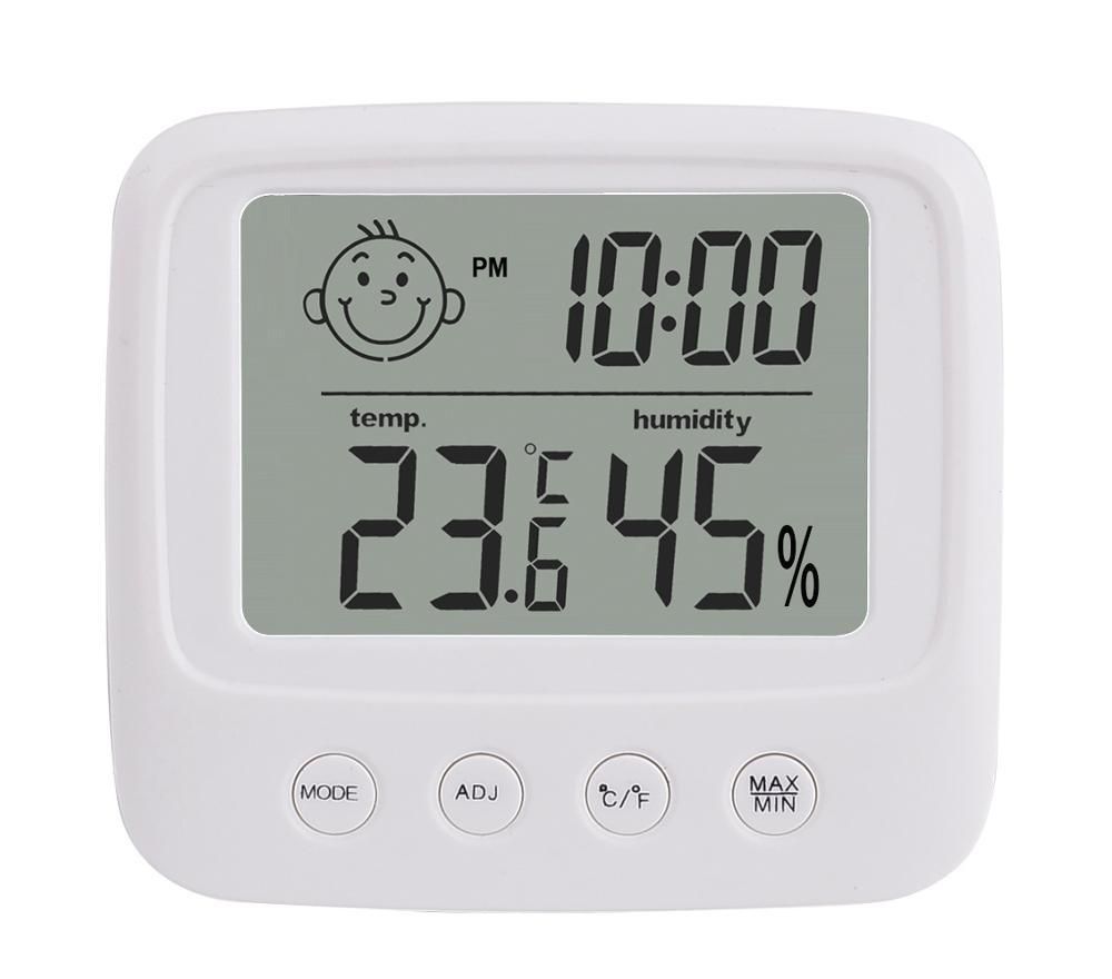 Digital LCD Indoor Convenient Temperature Sensor Humidity Meter Thermometer Hygrometer Gauge Thermometer for Fever Thermometre