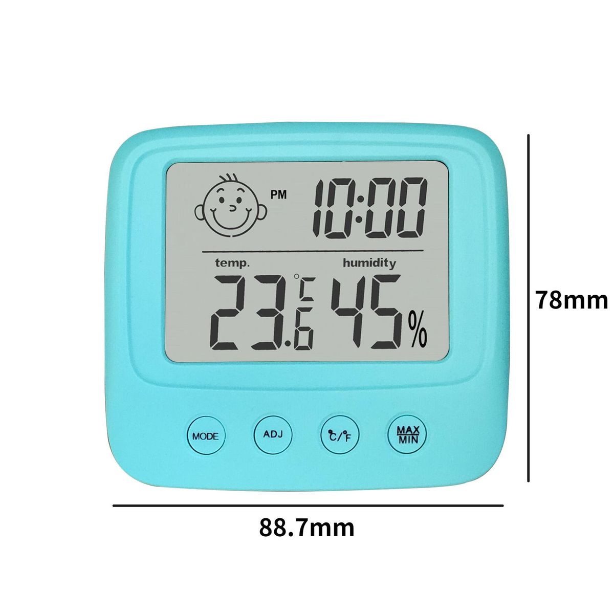 Digital LCD Indoor Convenient Temperature Sensor Humidity Meter Thermometer Hygrometer Gauge Thermometer for Fever Thermometre